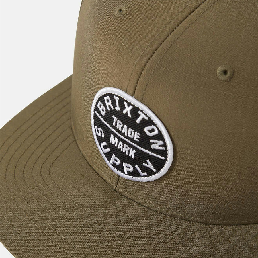 BRIXTON (ブリクストン) / ベースボールキャップ 帽子 / OATH III SNAPBACK - IVY GREEN RIPSTOP / 10777