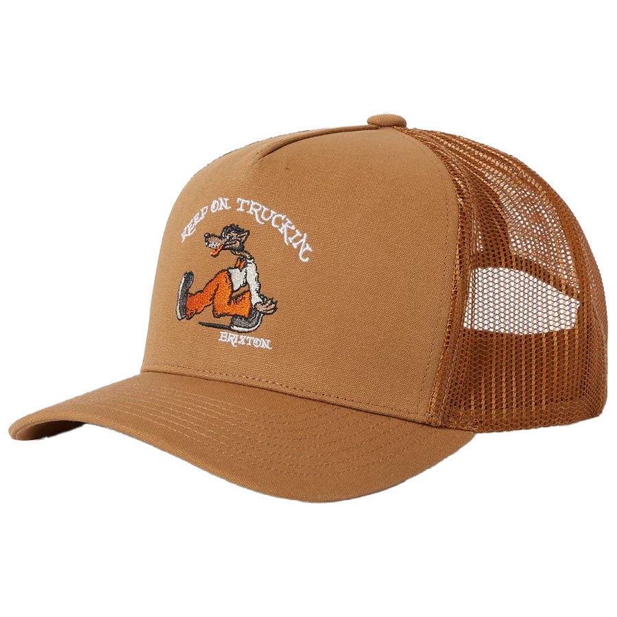 BRIXTON ( ブリクストン ) / スナップバック メッシュキャップ 帽子 / STRIDE C NP MP TRUCKER HAT - WASHED COPPER / 11808