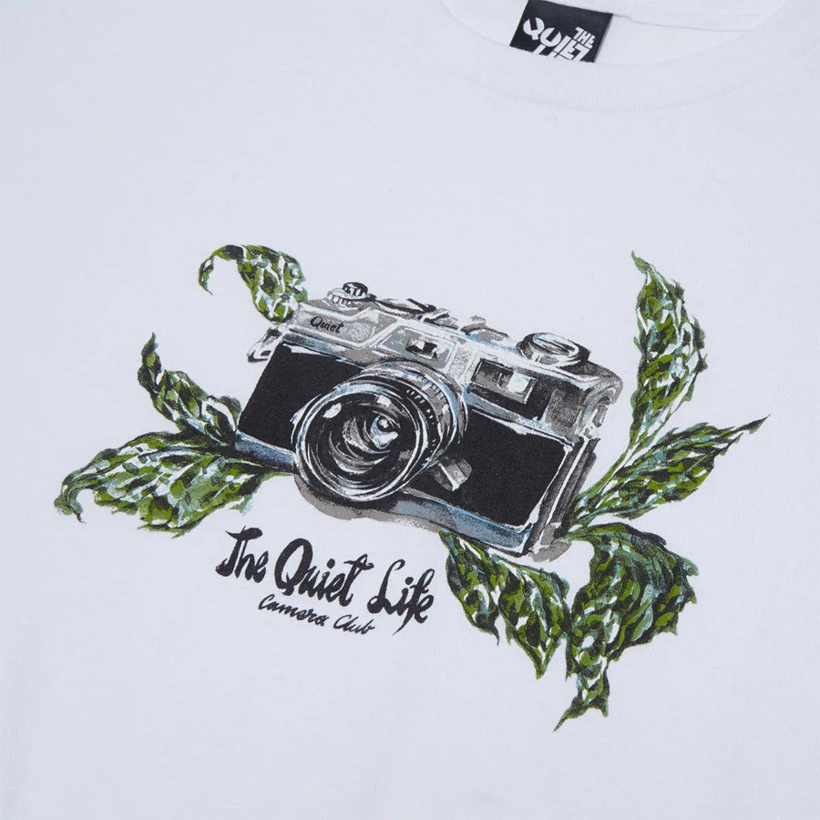 THE QUIET LIFE ザ クワイエット ライフ / 半袖 Tシャツ / SWANSKI CAMERA T - WHITE / 25SPD2-2103 / メンズ