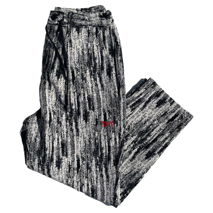 Tony Taizsun(トニー タイズサン) / テーパードパンツ / TONY GOBELLNE FLEA PANTS - BLACK / 25FW-009 / メンズ