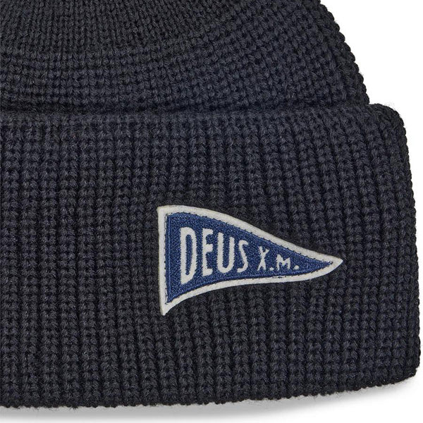 DEUS EX MACHINA ( デウスエクスマキナ ) / ビーニー ニットキャップ / CAMPUS BEANIE - BLACK / DMF257308