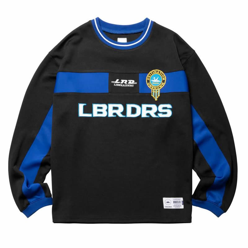 LIBERAIDERS(リベレイダース) / サッカージャージー 長袖 / FOOTBALL JERSEY - BLACK / 775012503 / メンズ