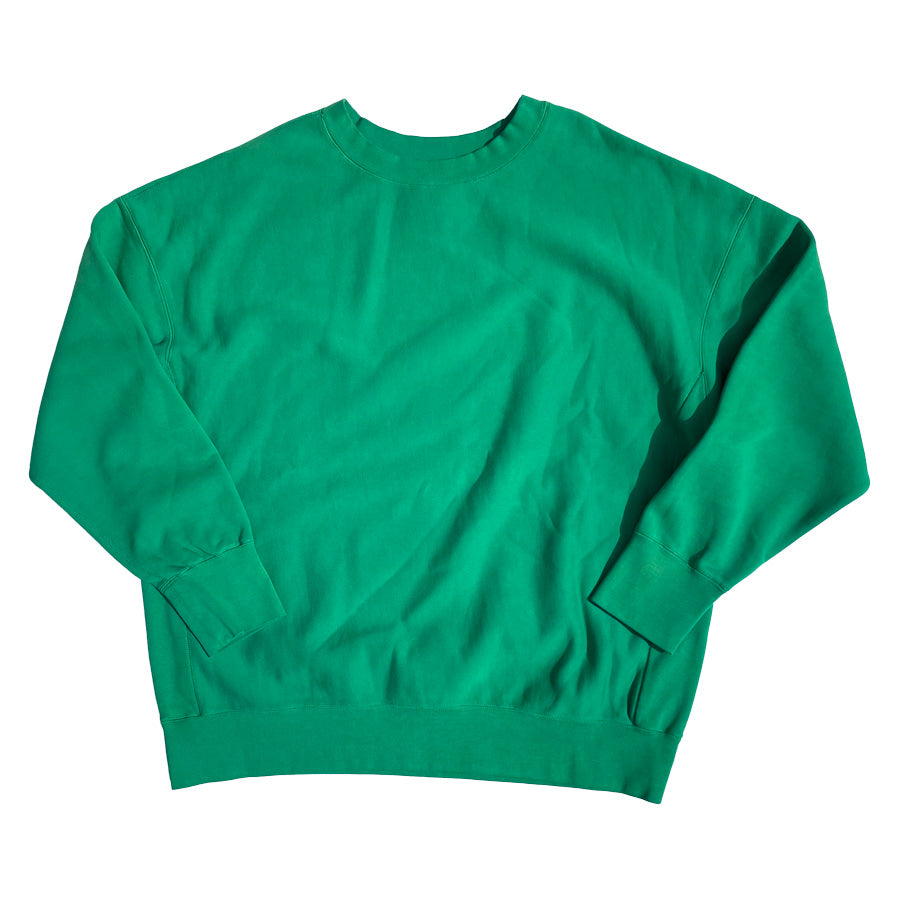 WAX(ワックス) / スウェット クルーネック トレーナー / VINTAGE SWEAT SHIRTS - GREEN / WX-0476 / メンズ THM