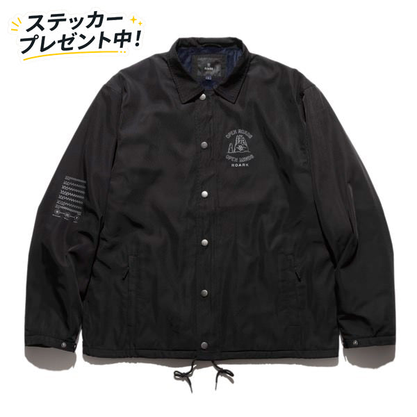 ROARK 3RD EYE COACHES JACKET ブラック THE ROARK (ロアーク) / コーチジャケット / 