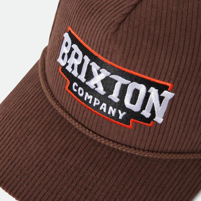BRIXTON ( ブリクストン ) / コーデュロイスナップバックキャップ 帽子 / PIERSON C NP MP SNPK - PINECONE BROWN / 11903