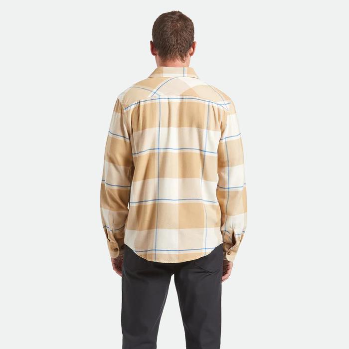 BRIXTON ( ブリクストン ) / ネルシャツ チェックシャツ / BOWERY FLANNEL - WHITECAP/SAND/CYBER BLUE / 01213
