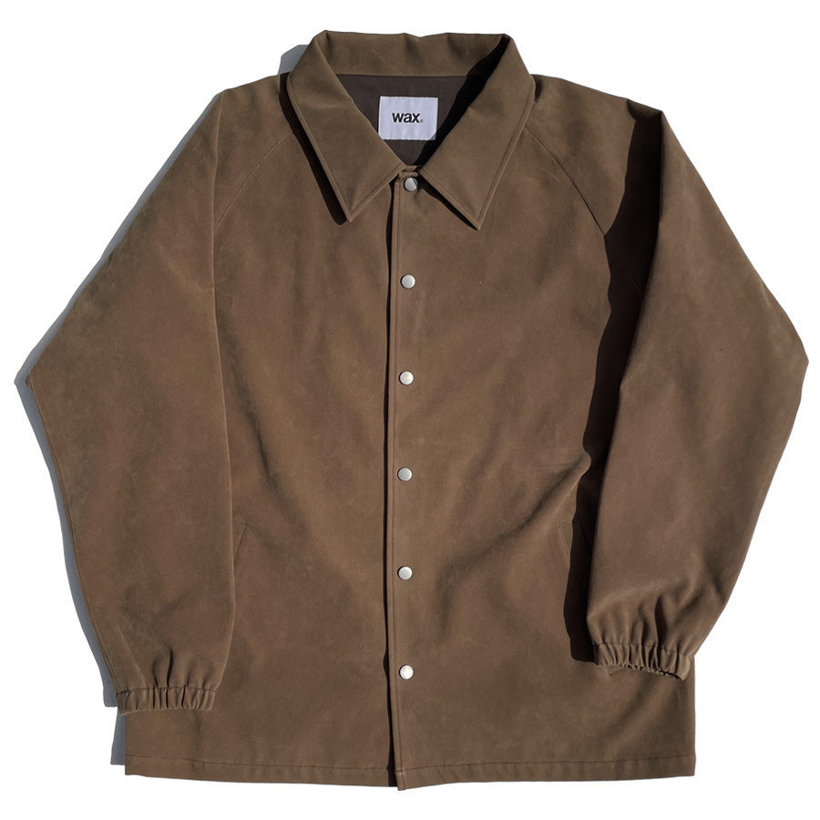 WAX(ワックス) / コーチジャケット / FAKE SUEDE COACH JACKET - BROWN / WX-0468 / メンズ THM