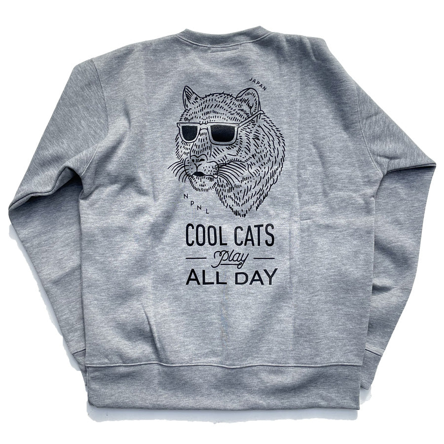PLAY DESIGN プレイデザイン / P01 プレイ / スウェット クルーネック トレーナー 裏起毛 / CC CREW SW - ASH / 25SS1CCCS メンズ