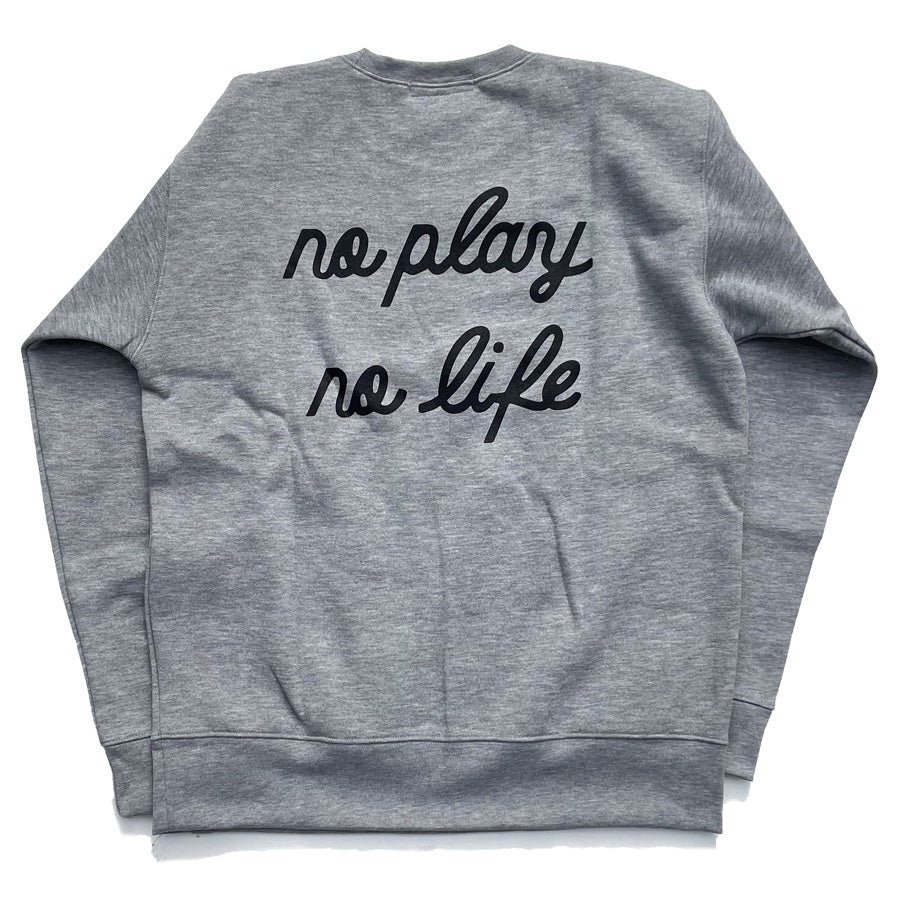 PLAY DESIGN プレイデザイン / P01 プレイ / スウェット クルーネック トレーナー 裏起毛 / PLAY CREW SW - ASH / 25SS1PYCS メンズ