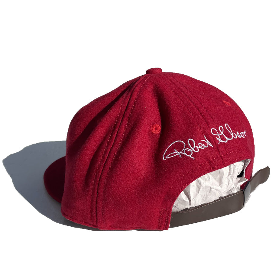 EBBETS FIELD FLANNELS(エベッツ) / 帽子 ベースボールキャップ ウール USA製 / 45 BOB GIBSON SIGNATURE SERIES BALLCAP / RED / メンズ