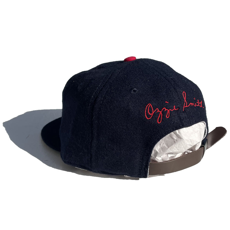 EBBETS FIELD FLANNELS(エベッツ) / 帽子 ベースボールキャップ ウール USA製 / 1 OZZIE SMITH SIGNATURE SERIES BALLCAP / NAVY / メンズ オジースミス