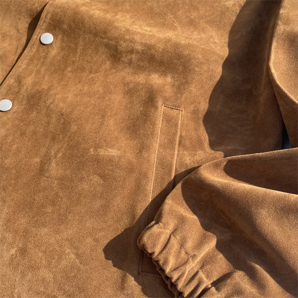 WAX(ワックス) / コーチジャケット / FAKE SUEDE COACH JACKET - CAMEL / WX-0468 / メンズ THM