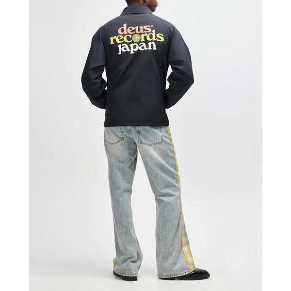 DEUS EX MACHINA ( デウスエクスマキナ ) コーチジャケット ナイロンジャケット / STRATA COACH JACKET - BLACK / D261UJK175