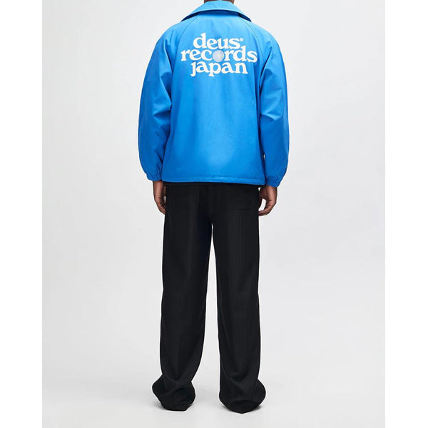 DEUS EX MACHINA ( デウスエクスマキナ ) コーチジャケット ナイロンジャケット / STRATA COACH JACKET - DAPHNE BLUE / D261UJK175