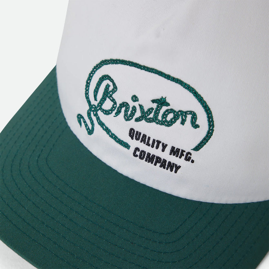 BRIXTON ( ブリクストン ) / スナップバック 帽子 / GALLATIN MP SNAPBACK - OFF WHITE / PRIMAL GREEN / 12056 - OFWPG