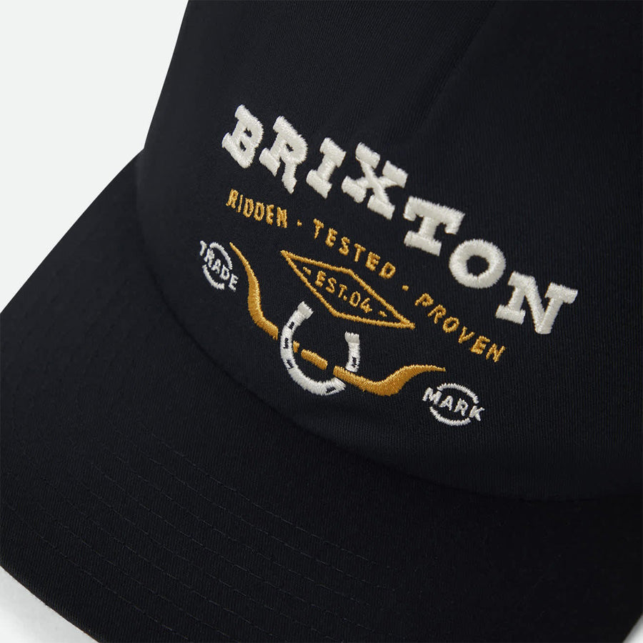 BRIXTON ( ブリクストン ) / スナップバック 帽子 / BEEKMAN MP SNAPBACK - BLACK / 12057 - BLACK