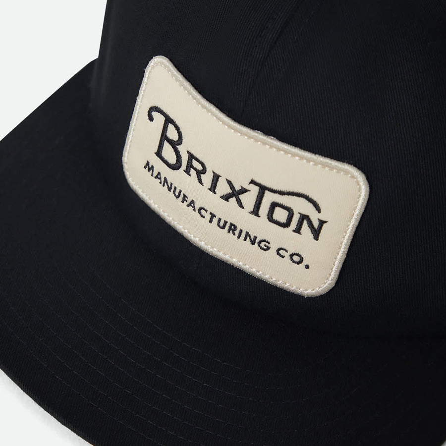 BRIXTON ( ブリクストン ) / スナップバック 帽子 / GRADE HP SNPK - BLACK x OFFWHITE / 11697 - BKOFF