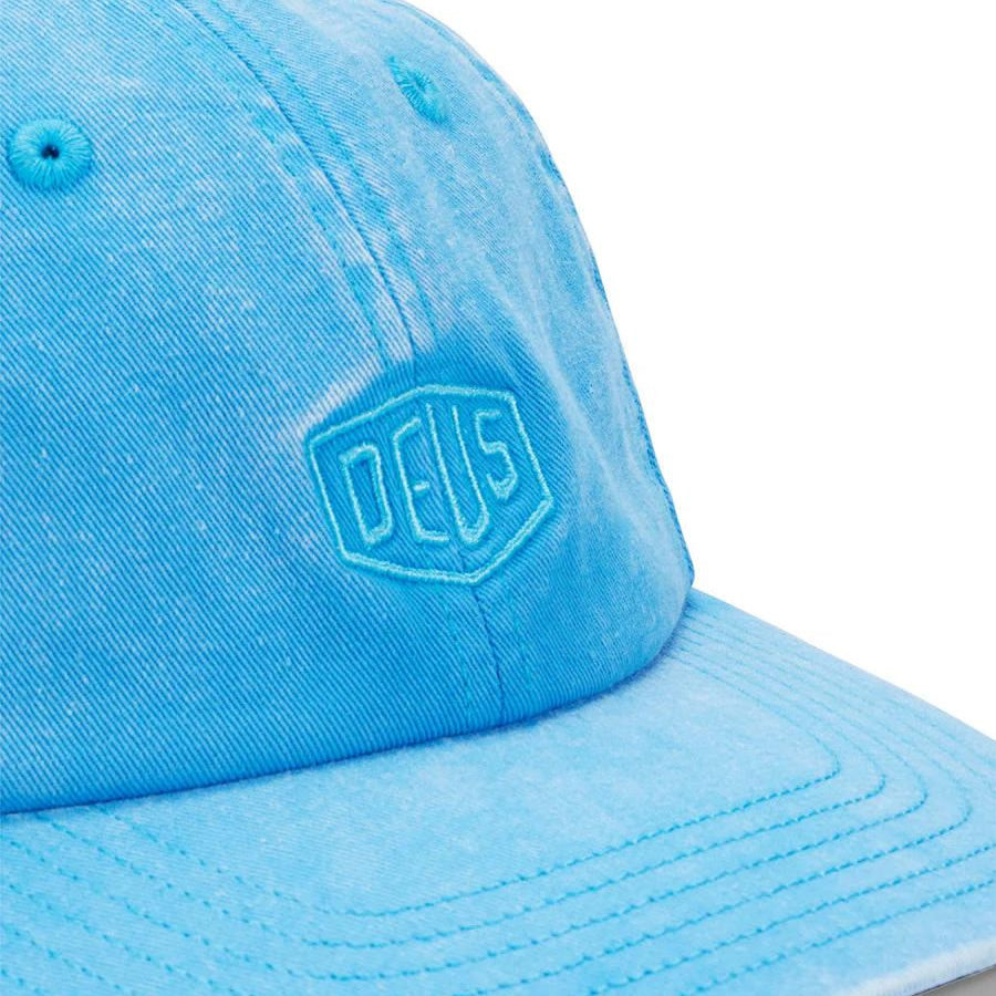 DEUS EX MACHINA ( デウスエクスマキナ ) / キャップ 帽子 / SHIELD GARMENT DYED DAD CAP - BONNIE BLUE / D261MHA191 / メンズ