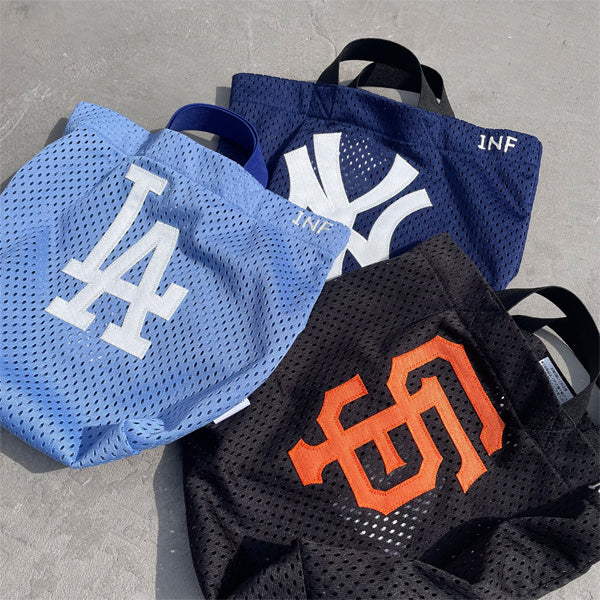 INFIELDER DESIGN x MLB / ミニトートバッグ / MLB MESH YYB - SF GIANTS - BLACK / MLB-292-Giants
