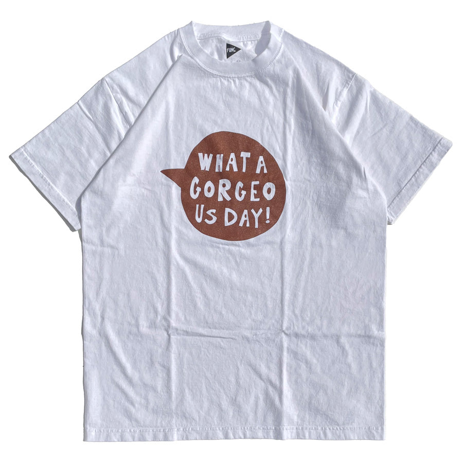 FUNG(ファング) / 半袖 Tシャツ / GORGEOUS SB TEE - WHITE / メンズ