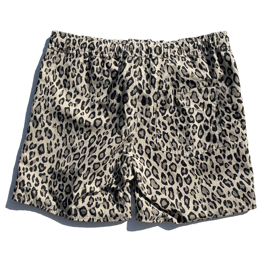 THE HARD MAN(ザハードマン)/ ヒョウ柄 レオパード 街履きボードショーツ / Leopard shorts- Natural / THM-0702 / メンズ WAX