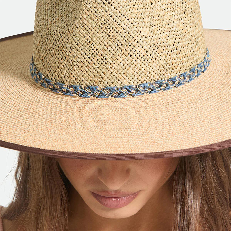 BRIXTON ( ブリクストン ) / ストローハット 帽子 麦わら / NOVA SEAGRASS STRAW HAT - NATURAL x BLACK / 12066-NABLK