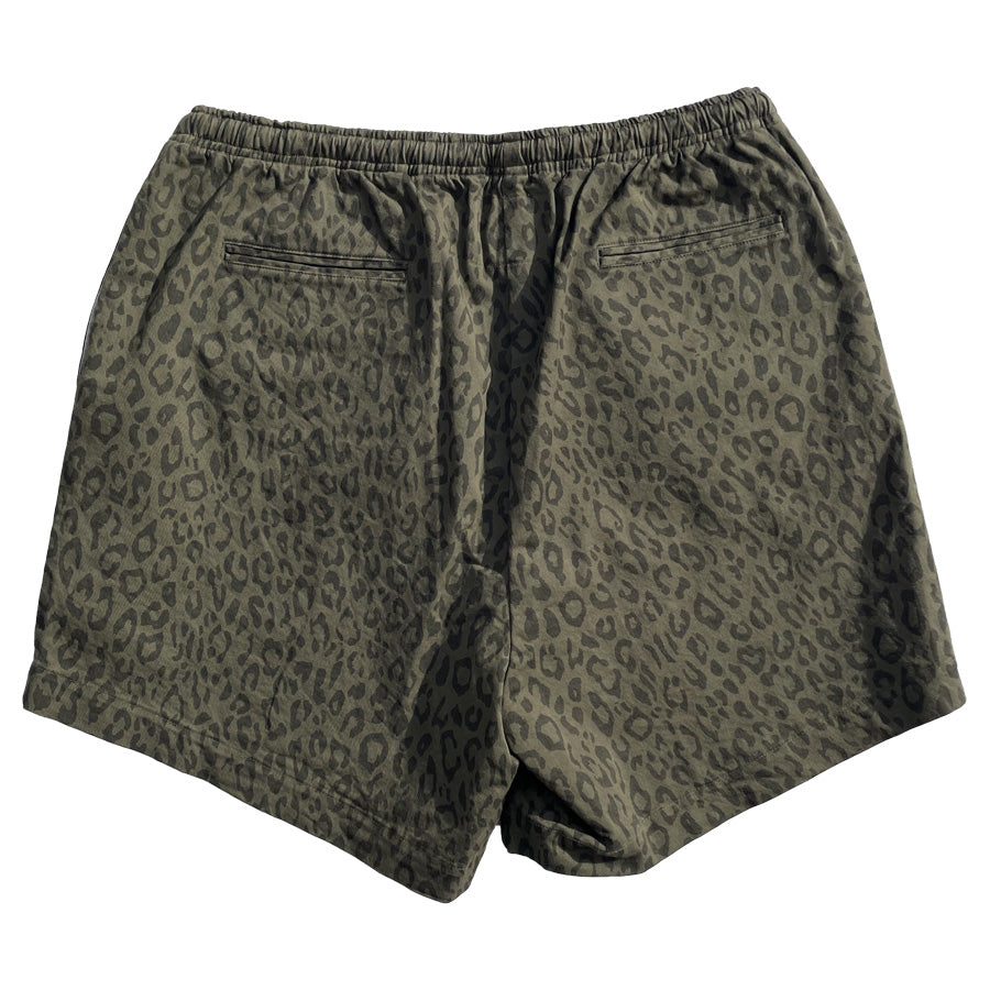 WAX(ワックス) / ショートパンツ ショーツ / LEOPARD SHORTS - KHAKI / WX-0501 / メンズ THM