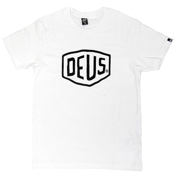 DEUS EX MACHINA ( デウスエクスマキナ ) Tシャツ / SHIELD TEE - WHITE / DMW41808E