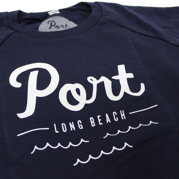 PORT LBC (ポート) スウェット トレーナー クルーネック キッズ 子供 / LOGO SWEAT CREW - NAVY
