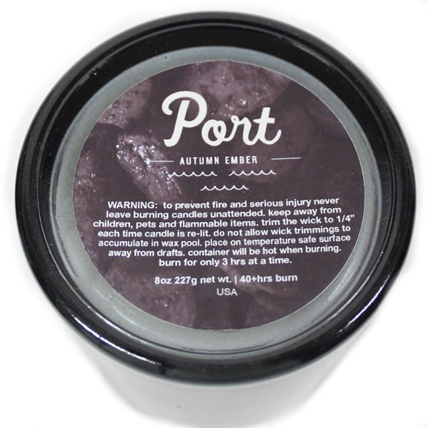 PORT LBC (ポート) / mine design(マイン デザイン) アロマ キャンドル ロウソク /AUTUM EMBER CANDLE