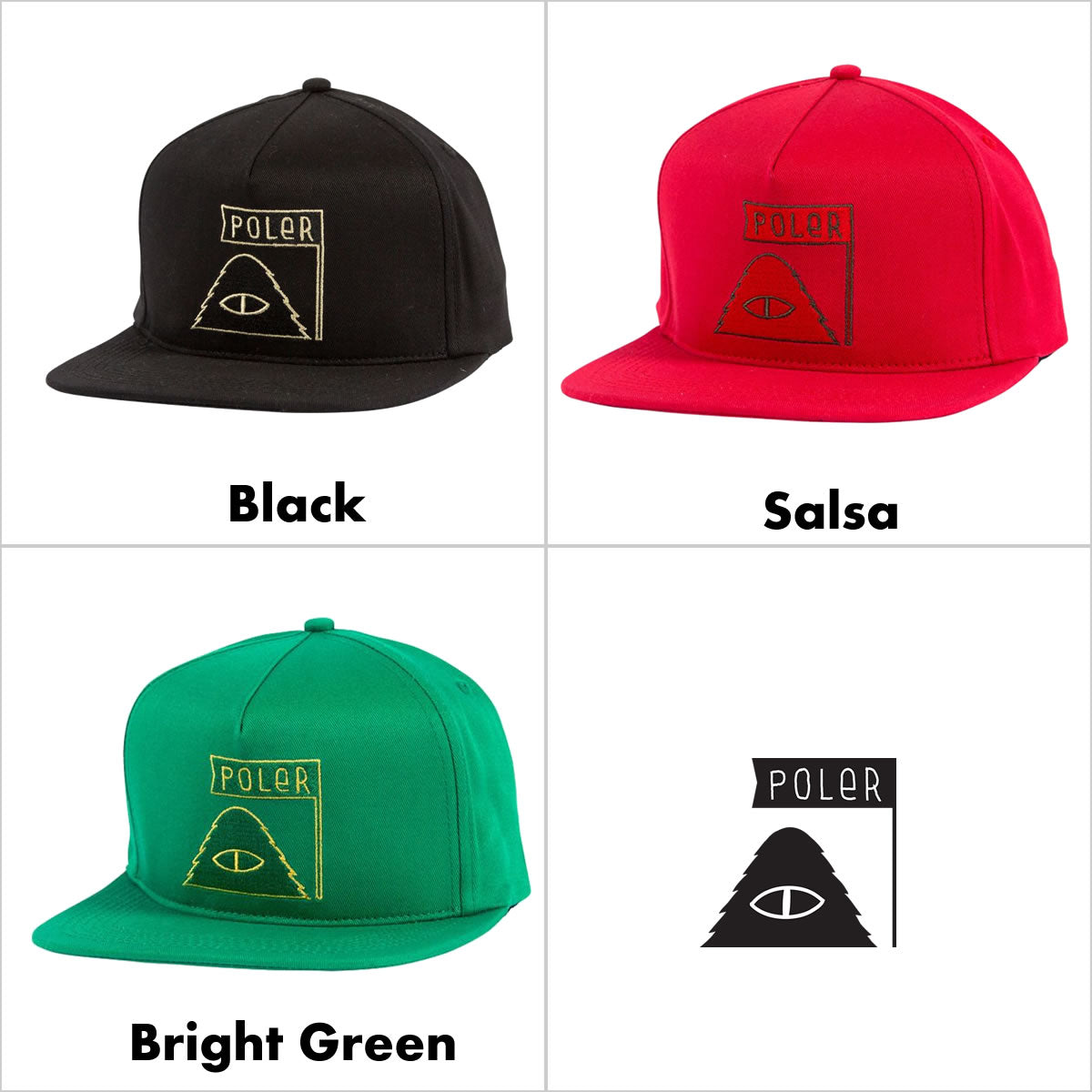 Poler Camping Stuff(ポーラー キャンピング スタッフ) スナップバックキャップ / SUMMIT SNAPBACK - 3カラー展開 / 16SS