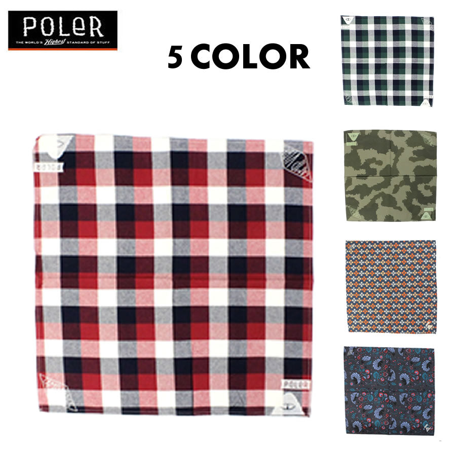 Poler Camping Stuff(ポーラー キャンピング スタッフ) / バンダナ / BANDANAS - 5カラー展開 / 16FW