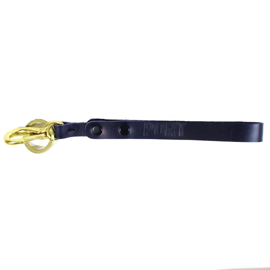PORT LBC (ポート) / キーホルダー リング レザー / LEATHER KEY RING - NAVY