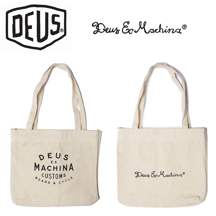 DEUS EX MACHINA ( デウス エクス マキナ ) / トートバッグ / NEW CLASSICS TOTE - NATURAL / DMF77777