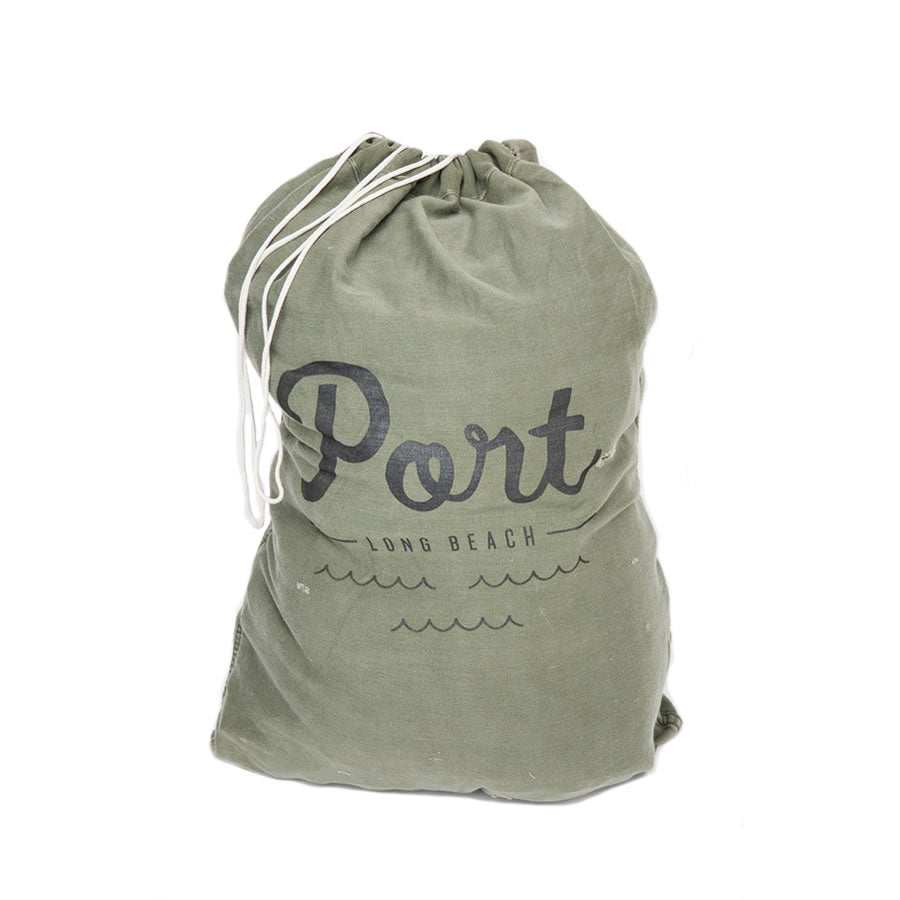 PORT LBC (ポート ロングビーチ) / ランドリーバッグ / VINTAGE LANDRY BAG - DRAB