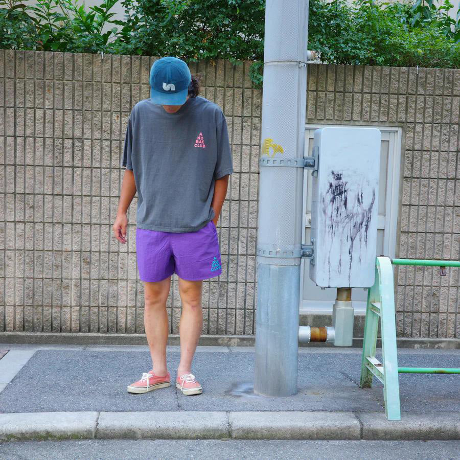 ANORAK CLUB (アノラッククラブ) / ハーフパンツ ショーツ ナイロン / NYLON SHORTS - PURPLE / WC707014 / メンズ