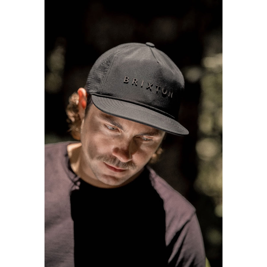 BRIXTON ( ブリクストン ) / キャップ 帽子 / ALPHA JOURNEY ADJ HAT - BLACK / 12175