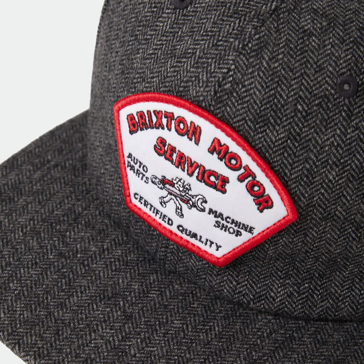 BRIXTON ( ブリクストン ) / キャップ スナップバック 帽子 / DYSON SNAPBACK - BLACK HERRINGBONE / 12177-BKHGB