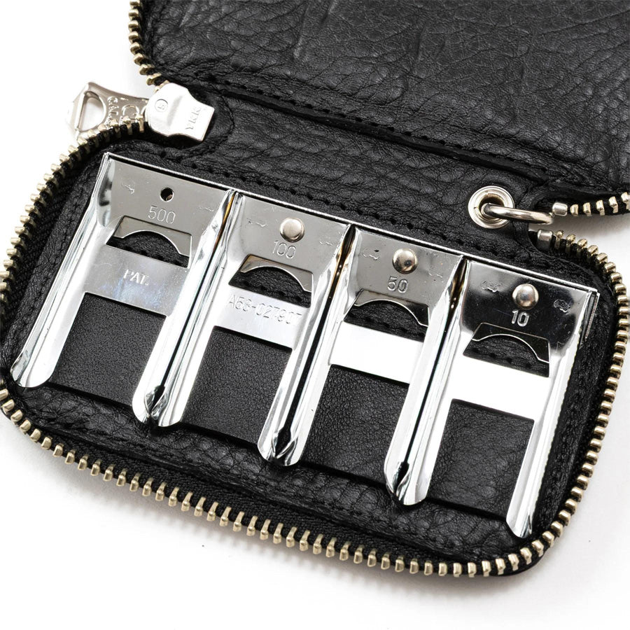 CALEE(キャリー) / スタッズレザーコインケース / STUDS LEATHER COIN CASE - BLACK / CL-26SS011LE
