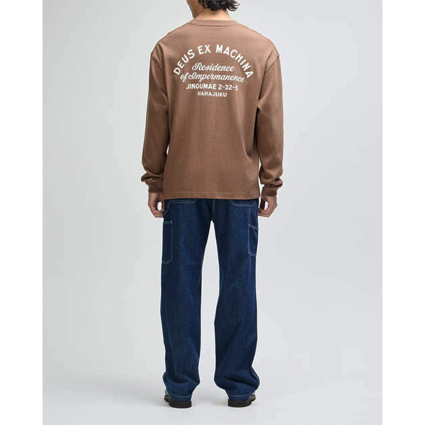 DEUS EX MACHINA ( デウスエクスマキナ ) / ロンT 長袖Tシャツ / HARAJUKU SIGN LS TEE - BISON BROWN / D263MLT192