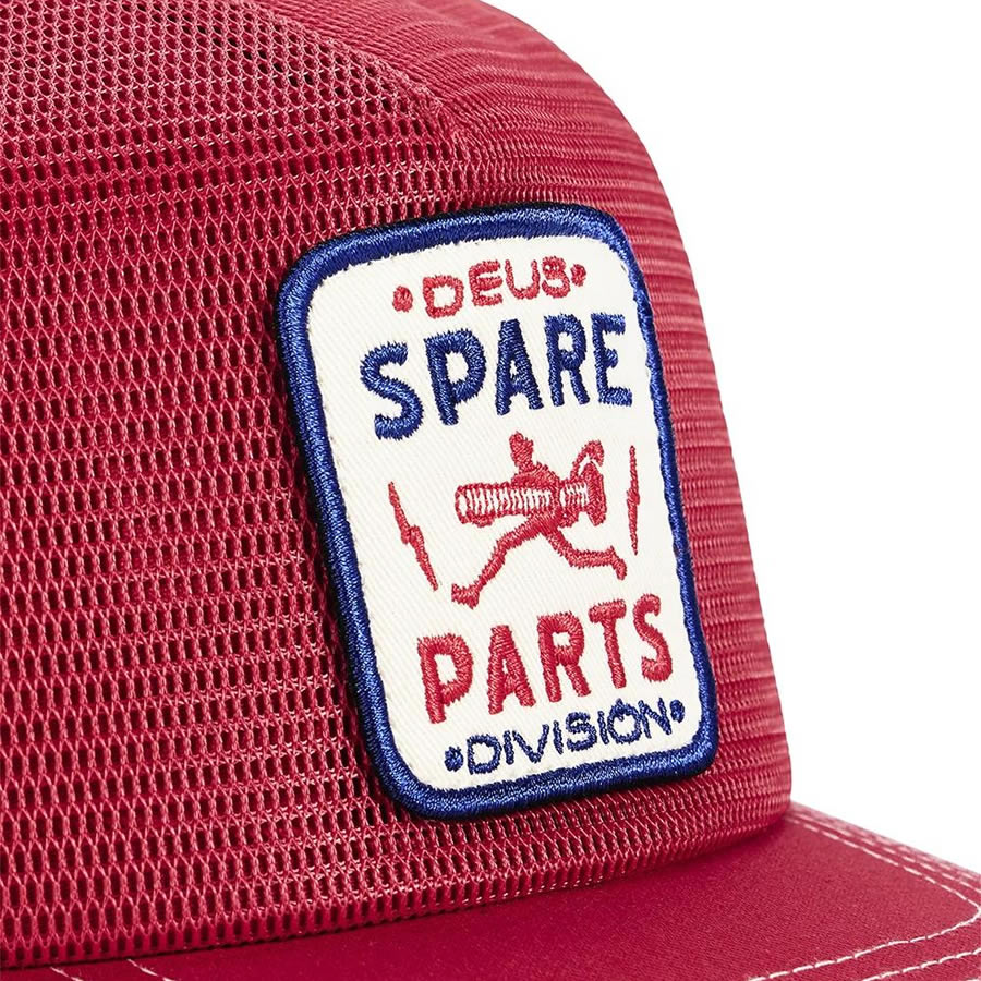 DEUS EX MACHINA ( デウスエクスマキナ ) / メッシュキャップ 帽子 / MUDFLAP TRUCKER - CHERRY RED / D263MHA328 / メンズ
