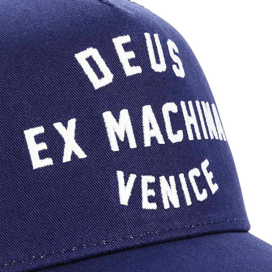 DEUS EX MACHINA ( デウスエクスマキナ ) / メッシュキャップ 帽子 / VENICE ADDRESS TRUCKER - MECHANIC BLUE / D263MHA113 / メンズ