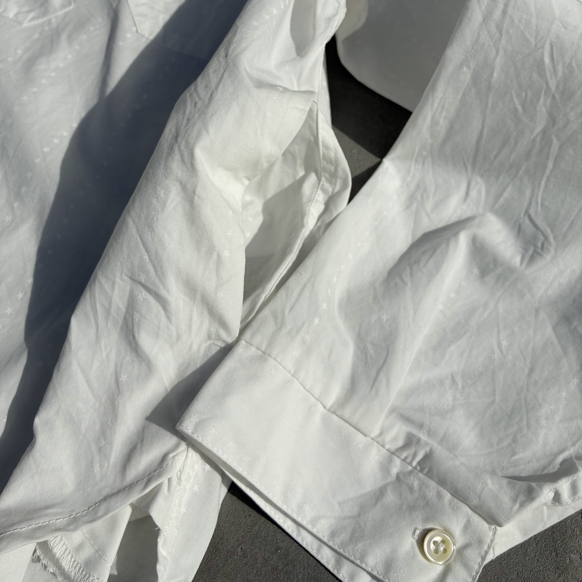 IMPRESTORE (インプレストア) / バンドカラーシャツ プルオーバーシャツ / Stripe Shirt - WHITE / メンズ
