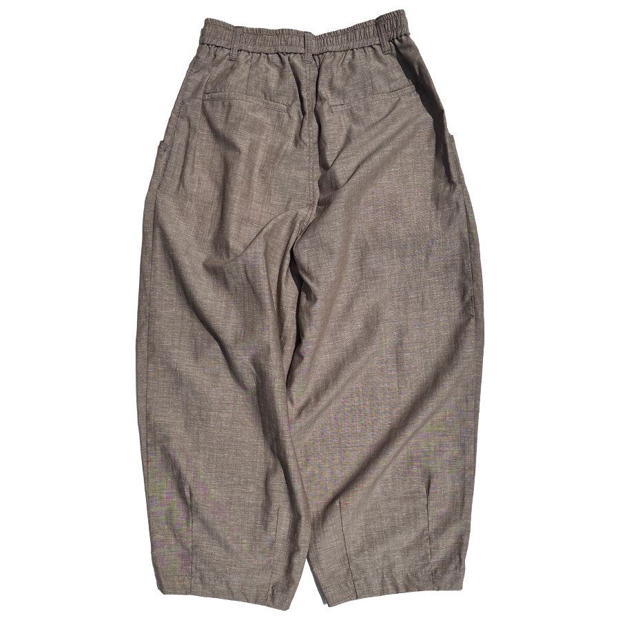 NASNGWAM (ナスングワム) / 日本製 ウールワイドパンツ / BALEL PANTS - BROWN / P2633305 / メンズ