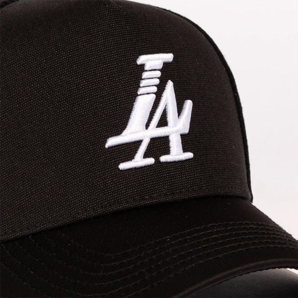 REFERENCE ( リファレンス ) / 帽子 ベースボールキャップ スナップバック / PARADISE LA MULTI-PANEL - BLACK / RE2604BK