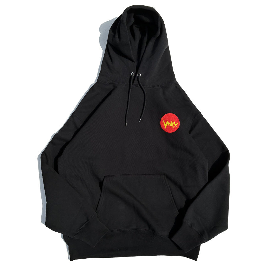 WAX(ワックス) / プルオーバーフーディー パーカー / PULL OVER HOODIE - BLACK / WX-0546 / メンズ THM
