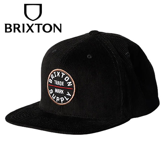 BRIXTON (ブリクストン) / ベースボールキャップ 帽子 / OATH III SNAPBACK - BLACK CORD / 10777-BKCRD