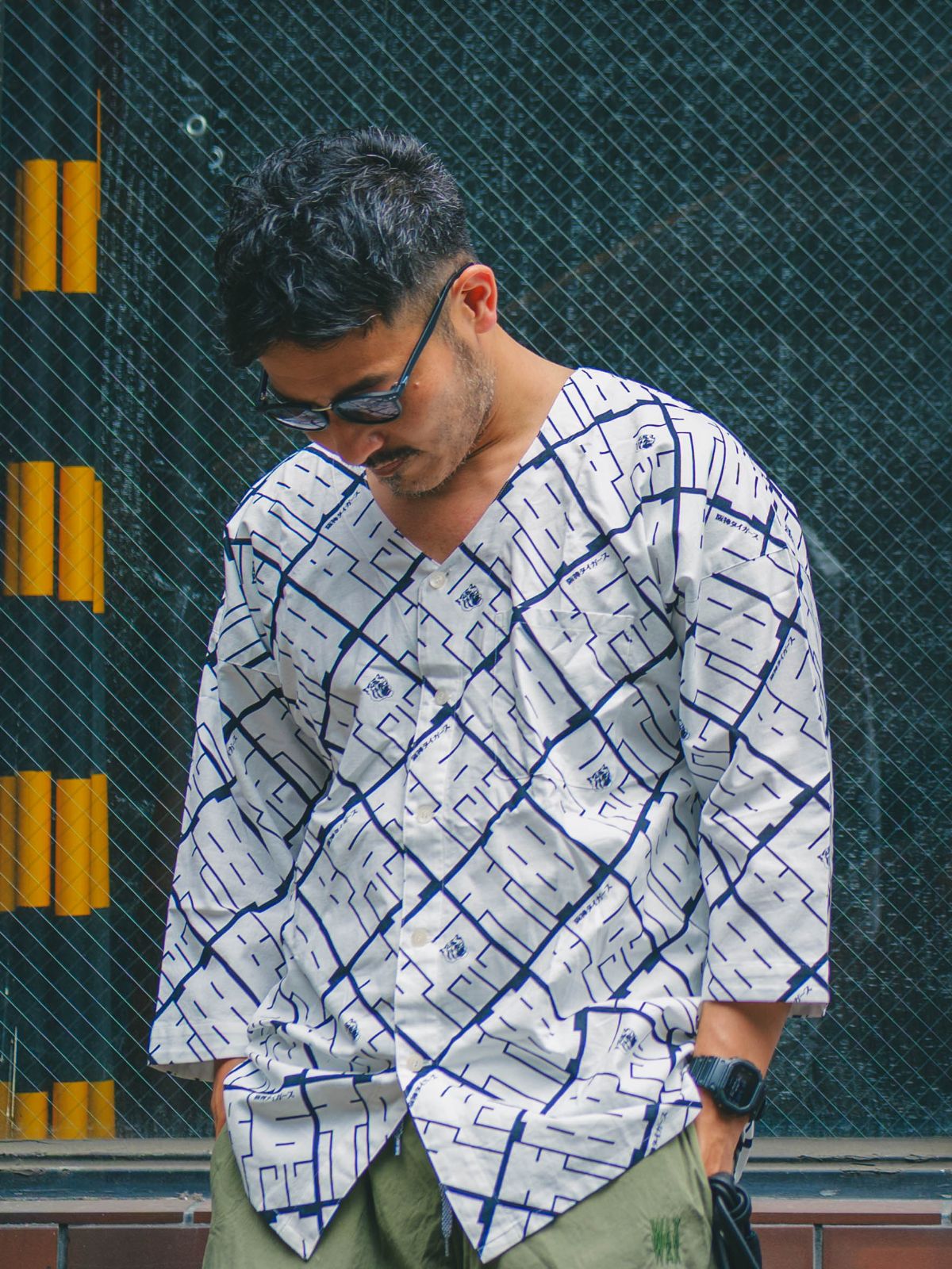 [2026/07/14 発売開始] 阪神タイガース x JHANKSON x PST x WAX / 鯉口シャツ / Koikuchi-shirts Kaku-ji Hanshin / 日本製
