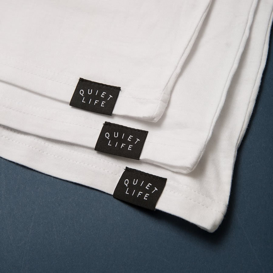 THE QUIET LIFE ザ クワイエット ライフ / Tシャツ 半袖 パックT 3枚セット / TRE BUG 3 PACK - WHITE / 19SPD1-1127 / メンズ