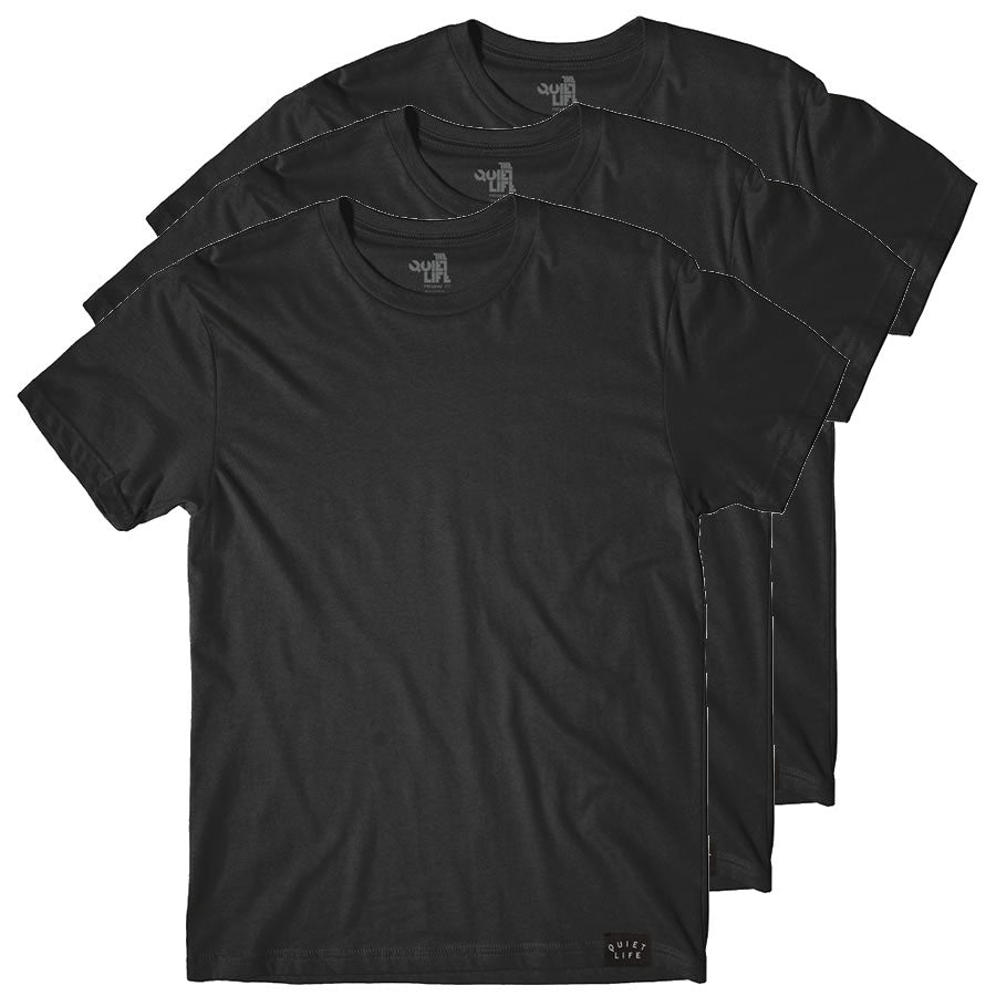 THE QUIET LIFE ザ クワイエット ライフ / Tシャツ 半袖 パックT 3枚セット / TRE BUG 3 PACK - BLACK / 19SPD1-1128 / メンズ